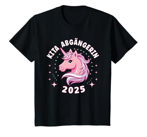 Einhorn Einschulung Kita Abgängerin Schulkind 2025 Mädchen T-Shirt Einhorn Einschulung Kita Abgängerin Schulkind 2025 Mädchen T-Shirt von Zuckertüte Geschenk Schuleinführung Outfit Mädchen