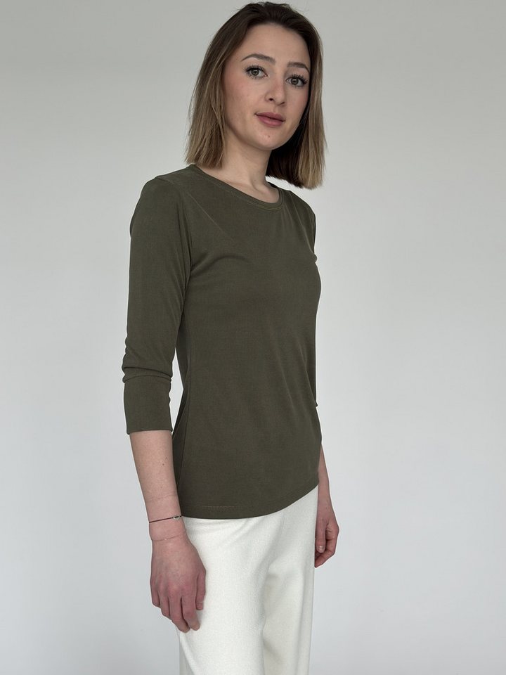 Zuckerwatte 3/4-Arm-Shirt mit Rundhalsausschnitt aus wertiger Modalmischung Zuckerwatte 3/4-Arm-Shirt mit Rundhalsausschnitt aus wertiger Modalmischung von Zuckerwatte