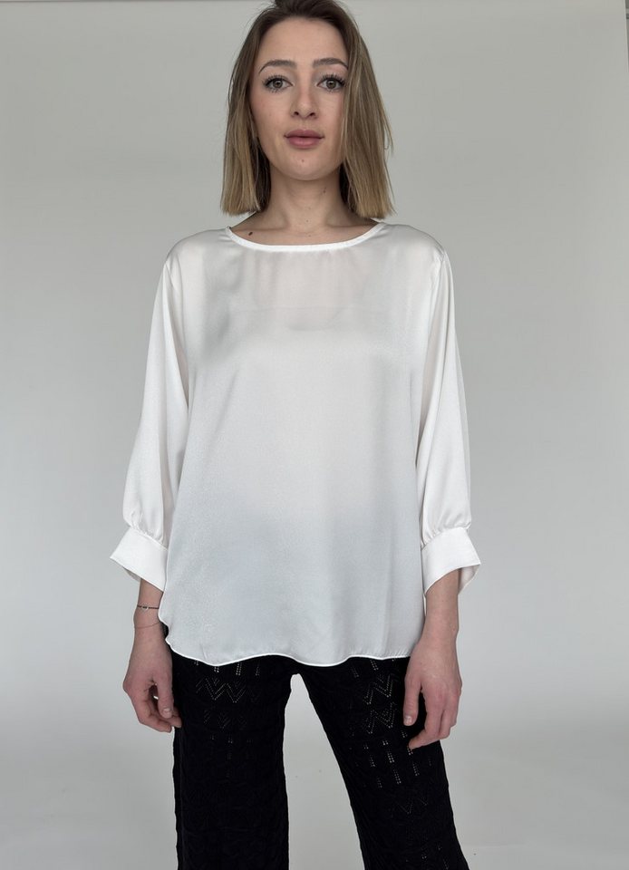 Zuckerwatte Satinbluse SILK TOUCH mit Rundhals Ausschnitt und langem Arm Zuckerwatte Satinbluse SILK TOUCH mit Rundhals Ausschnitt und langem Arm von Zuckerwatte