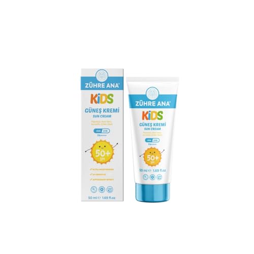 Zühre Ana Kids Kinder-Sonnencreme SPF 50+ UVA/UVB mit hohem Schutz, gegen Pigmentflecken + Vitamin E - 50 ml Zühre Ana Kids Kinder-Sonnencreme SPF 50+ UVA/UVB mit hohem Schutz, gegen Pigmentflecken + Vitamin E - 50 ml von zühre ana