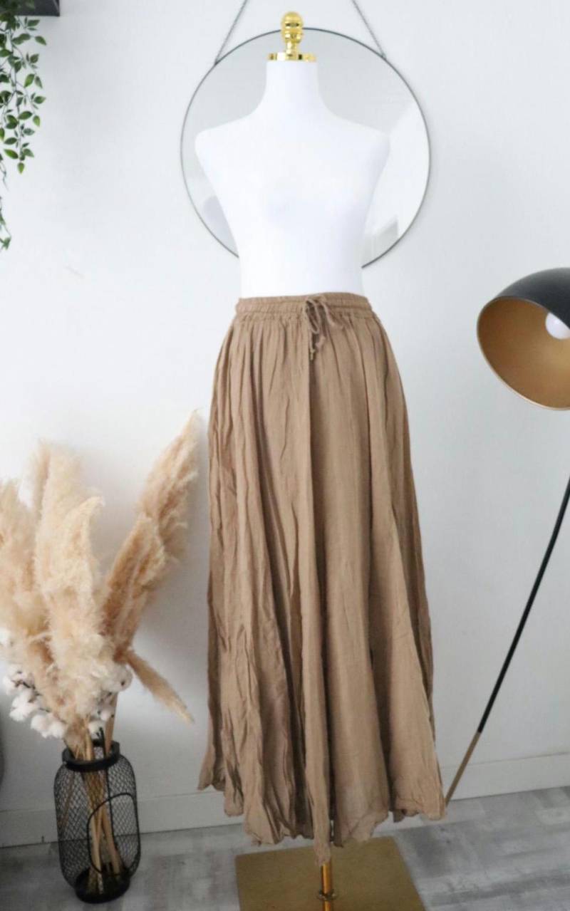 Damen Rock Mit Innenfutter in Crinkle-Look Damen Rock Mit Innenfutter in Crinkle-Look von ZuemraNisaMode
