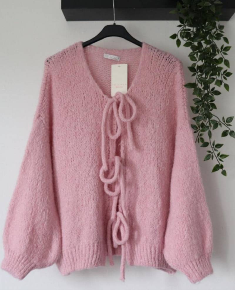 Damen Strickjacke Mit Bindung von ZuemraNisaMode