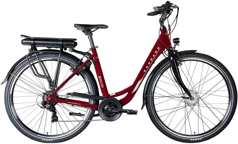 Zündapp "Z503" 7 Gang Shimano Tourney Schaltwerk Kettenschaltung Frontmotor 240 W Pedelec, Elektrofahrrad für Damen und Herren von Zündapp