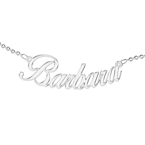 Zuffetti Personalisierbare Halskette für Damen mit Namen - Tragen Sie Ihren Namen - Edelstahl und hypoallergen - Farbe Silber - Designed in Italy, Legierter Stahl Zuffetti Personalisierbare Halskette für Damen mit Namen - Tragen Sie Ihren Namen - Edelstahl und hypoallergen - Farbe Silber - Designed in Italy, Legierter Stahl von Zuffetti