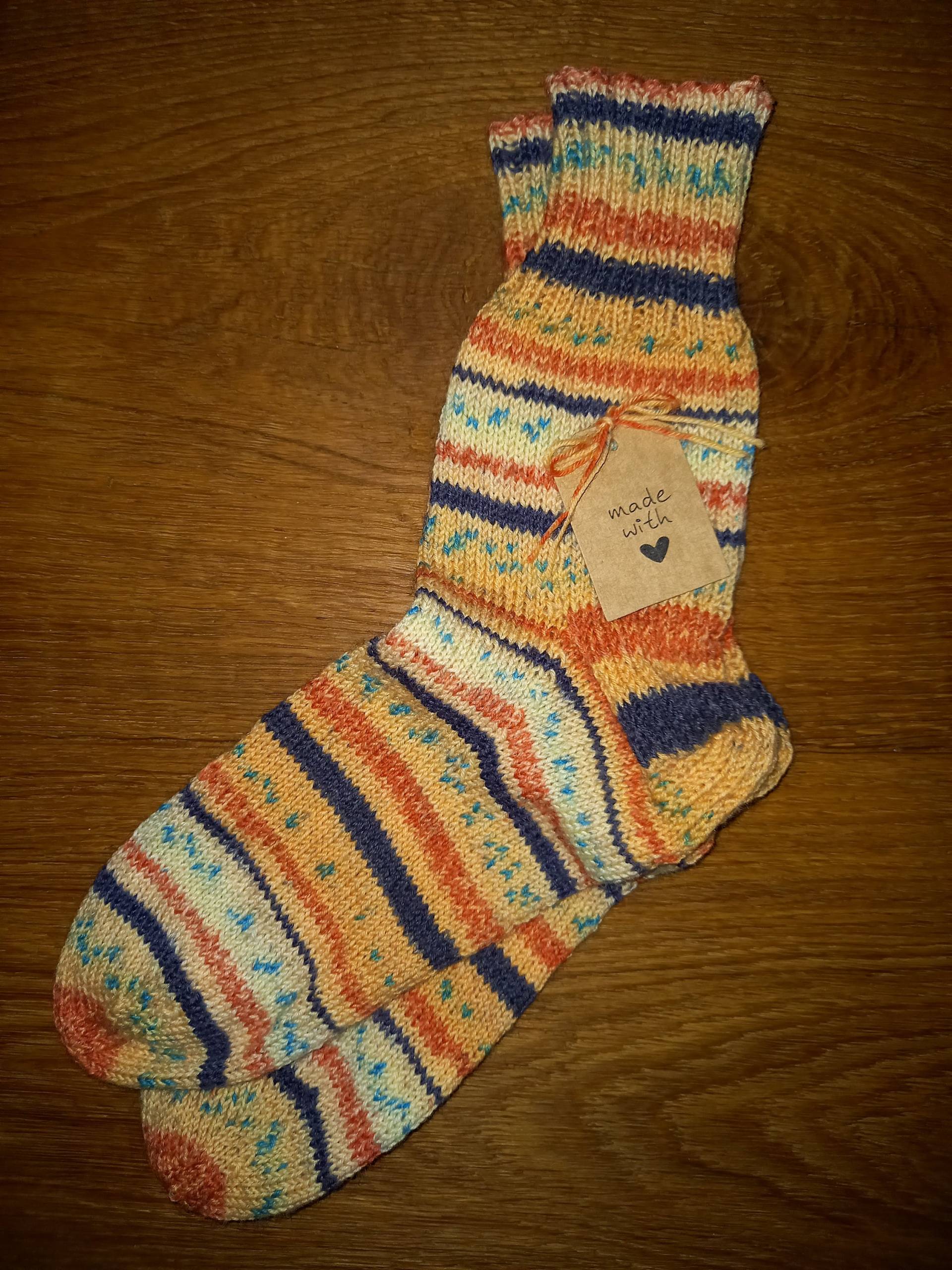 Gestrickte Socken - Gr. 38/39 Gestrickte Socken - Gr. 38/39 von Zugenaeht