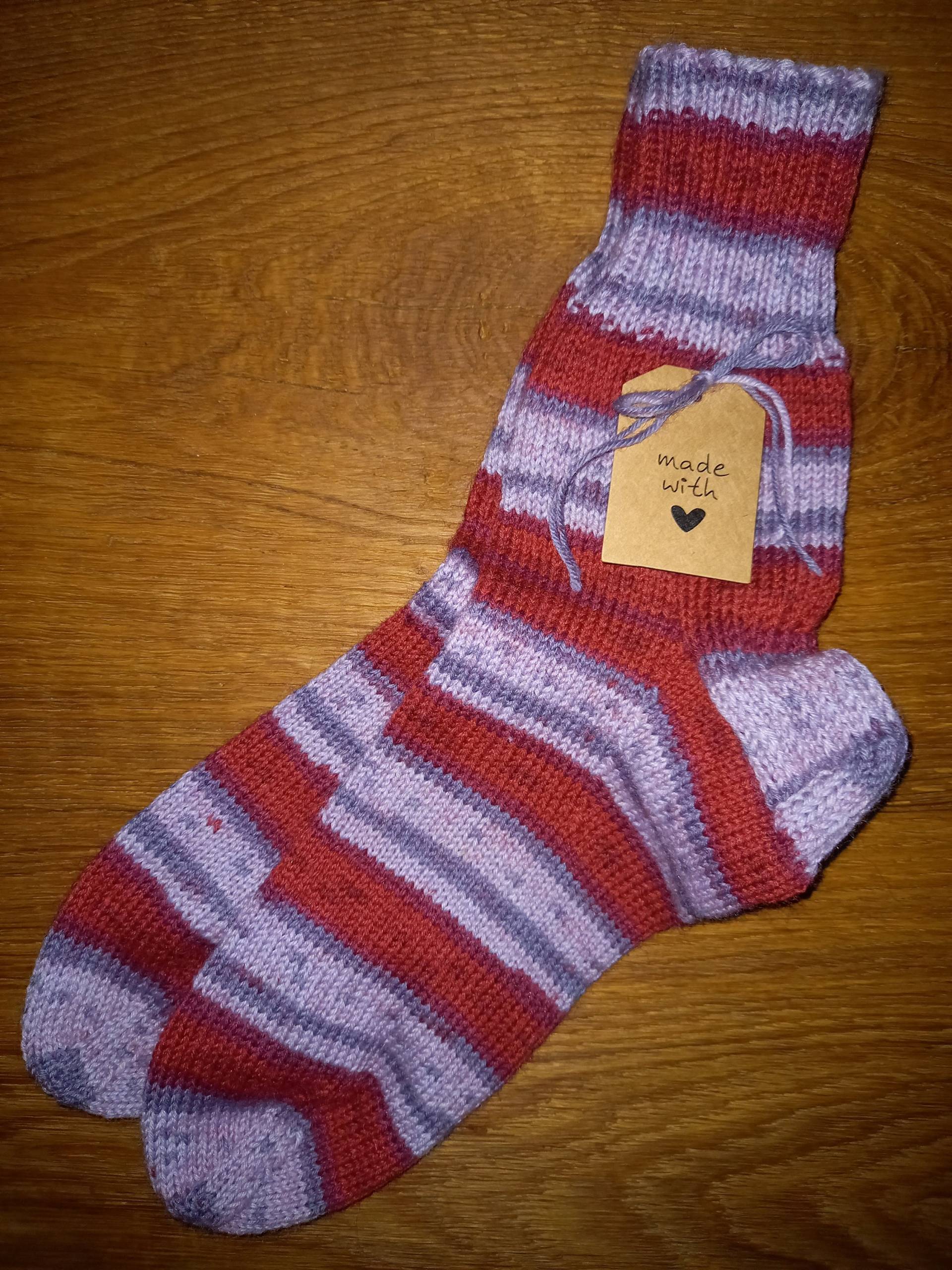 Gestrickte Socken - Gr. 39/40 Gestrickte Socken - Gr. 39/40 von Zugenaeht