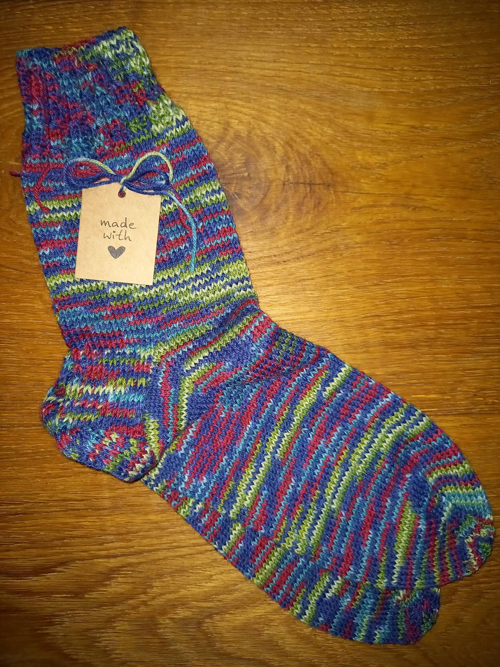 Gestrickte Socken - Gr. 40/41 Gestrickte Socken - Gr. 40/41 von Zugenaeht