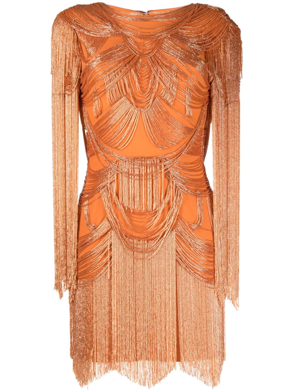 Zuhair Murad Minikleid mit Kristallverzierung - Orange von Zuhair Murad