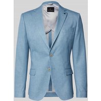 Zuitable Sakko mit Brustleistentasche Modell 'DiNick' in Aqua, Größe 52 von Zuitable
