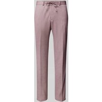 Zuitable Slim Fit Anzughose mit Bindegürtel Modell 'SPARTAFLEX' in Hellrot, Größe 46 von Zuitable