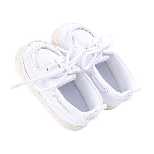 Zukmuk Baby Turnschuhe Anti-Rutsch Krabbelschuhe für Baby Schuhe Lauflernschuhe Mädchen Babyschuhe 0-6 Monate Lauflernschuh Baby Sneaker Mädchen (Weiß B, 12_Months, 13) von Zukmuk