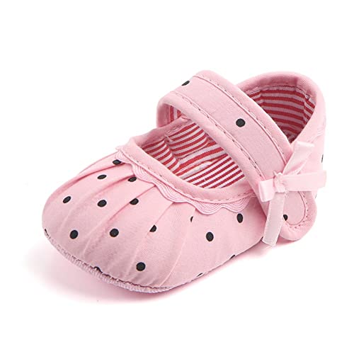 Zukmuk Krabbelschuhe für Baby Schuhe Lauflernschuhe Mädchen Babyschuhe 0-6 Monate Lauflernschuh Anti-Rutsch Krabbelschuhe Baby Schuhe Jungen 0-6 Monate (Rosa B, 0_months1, 11) von Zukmuk