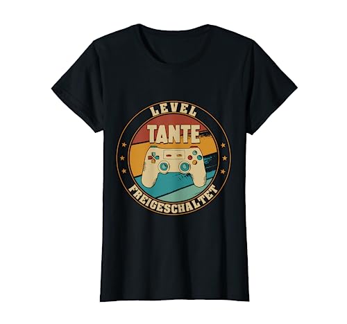 Tante Level Loading 2022 Schwangerschaft Verkünden Baby Mama T-Shirt von Zukünftiger Werdender Mama Eltern Mama Schwanger