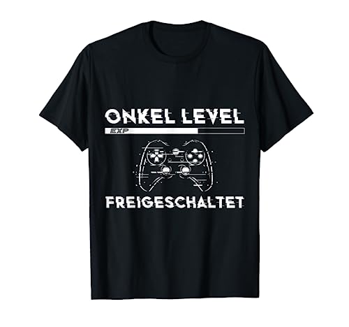 Onkel Level Loading Schwangerschaft Verkünden Baby Party T-Shirt von Zukünftiger Werdender Onkel Eltern Mama Schwanger