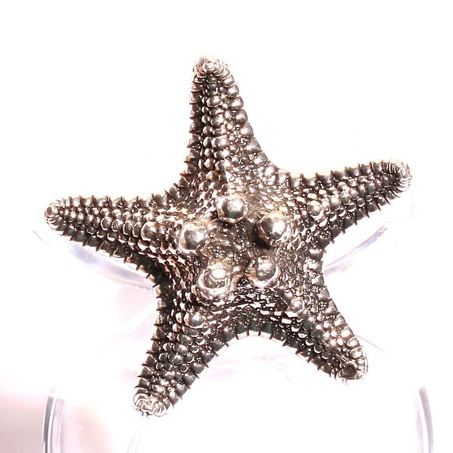 Sterling Silber Seestern Ring - Strand Schmuck Größe 8 Sterling Silber Seestern Ring - Strand Schmuck Größe 8 von Zulasurfing