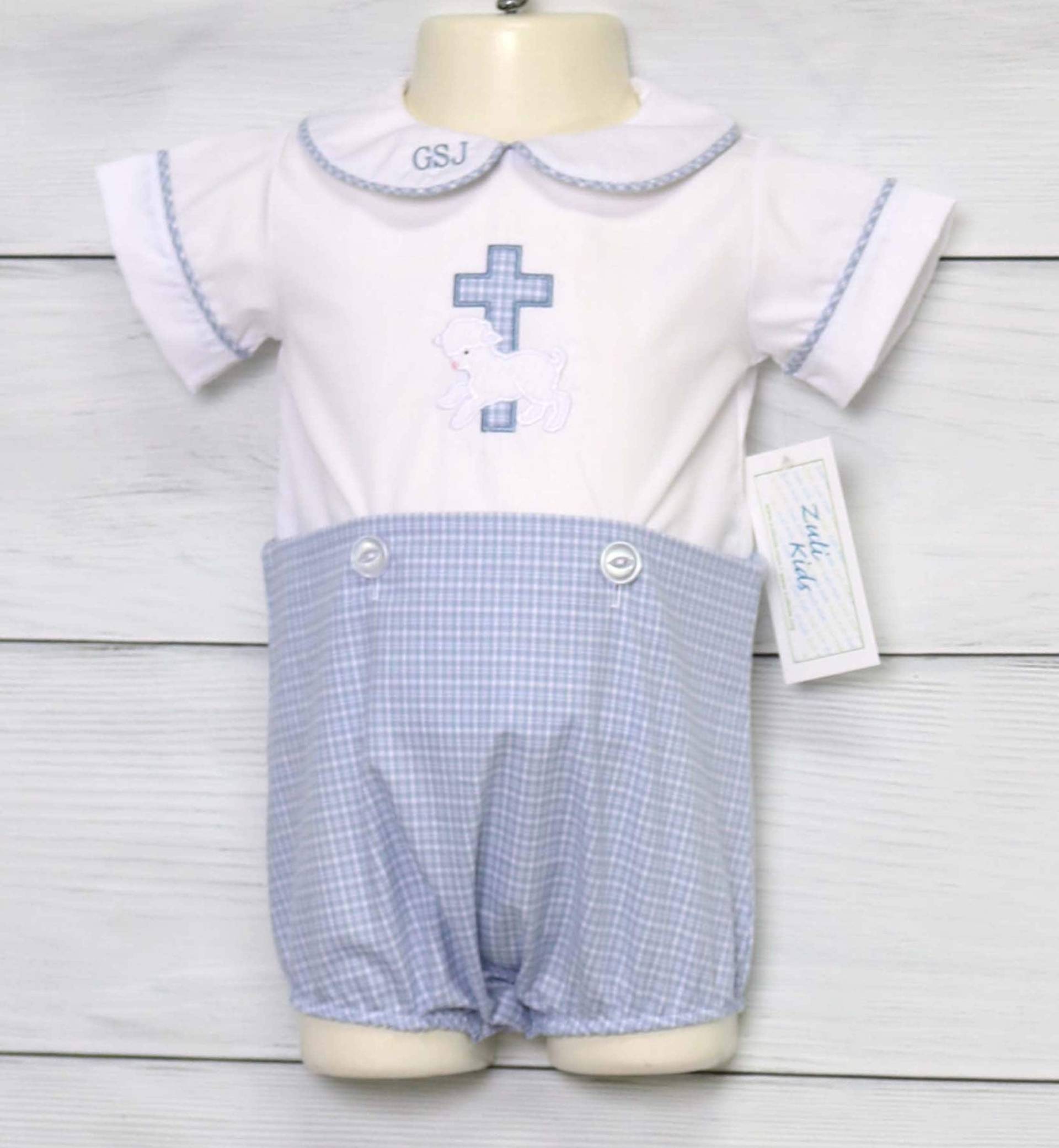 Baby Jungen Taufe Outfit, Neugeborene Coming Home Zuli Kids 294520 von ZuliKids