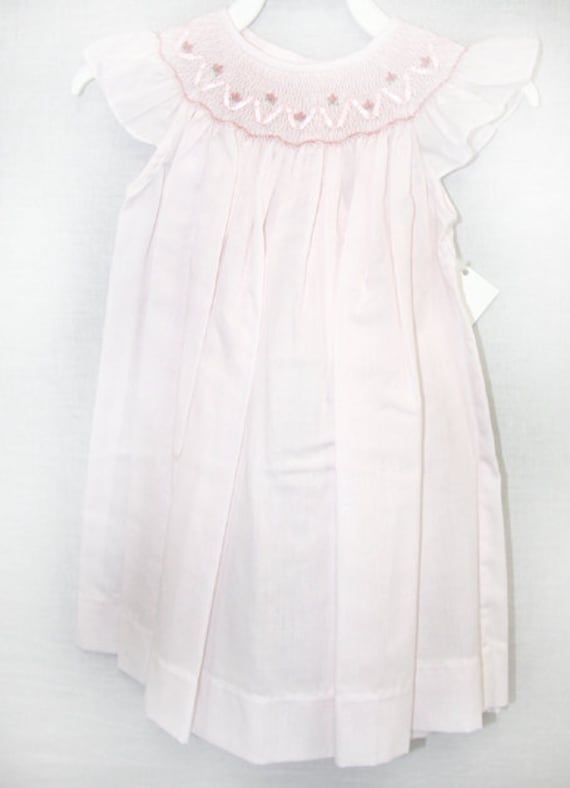 Blumenmädchen Kleid, Kleinkind Gesmoktes Kleider Baby Mädchen, Sommerkleid, Mädchen Weißes 412342-J078 von ZuliKids