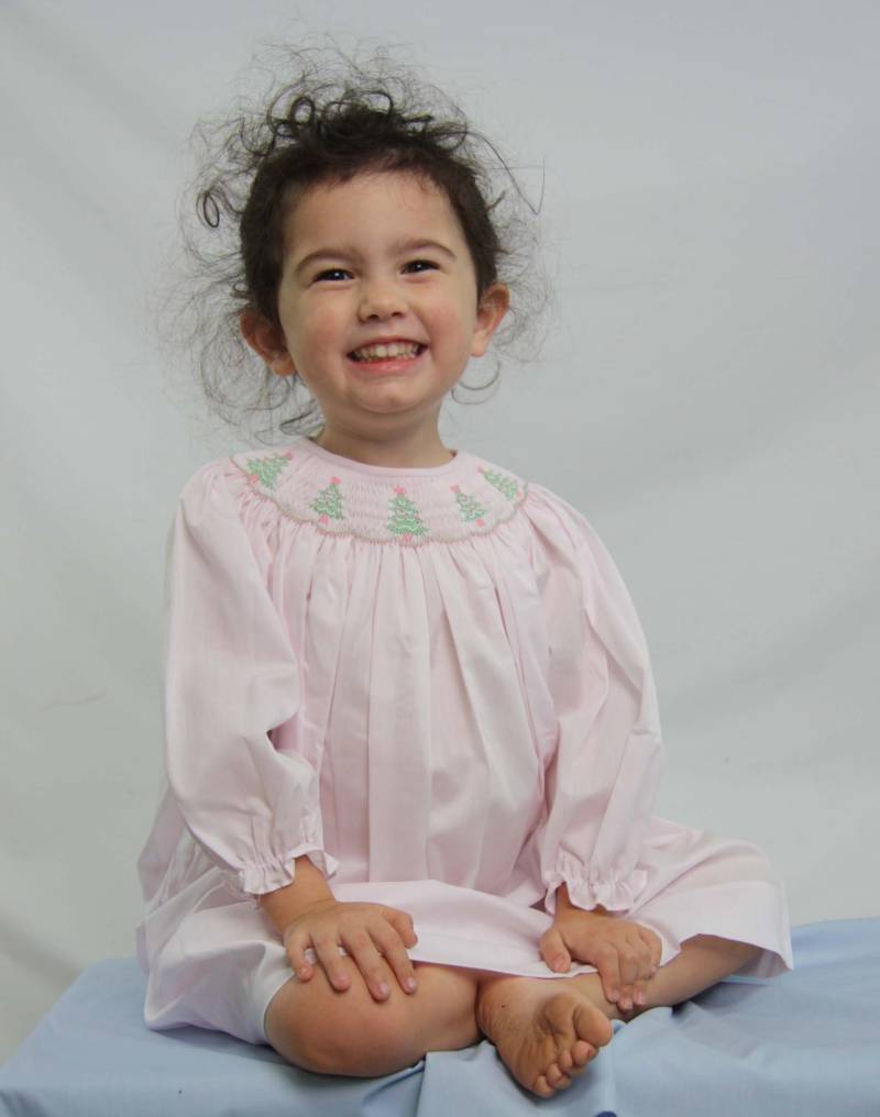 Gesmoktes Weihnachtskleid, Baby-Weihnachtskleid, Weihnachtskleid Baby-Mädchen, Zuli Kids Dd209 von ZuliKids