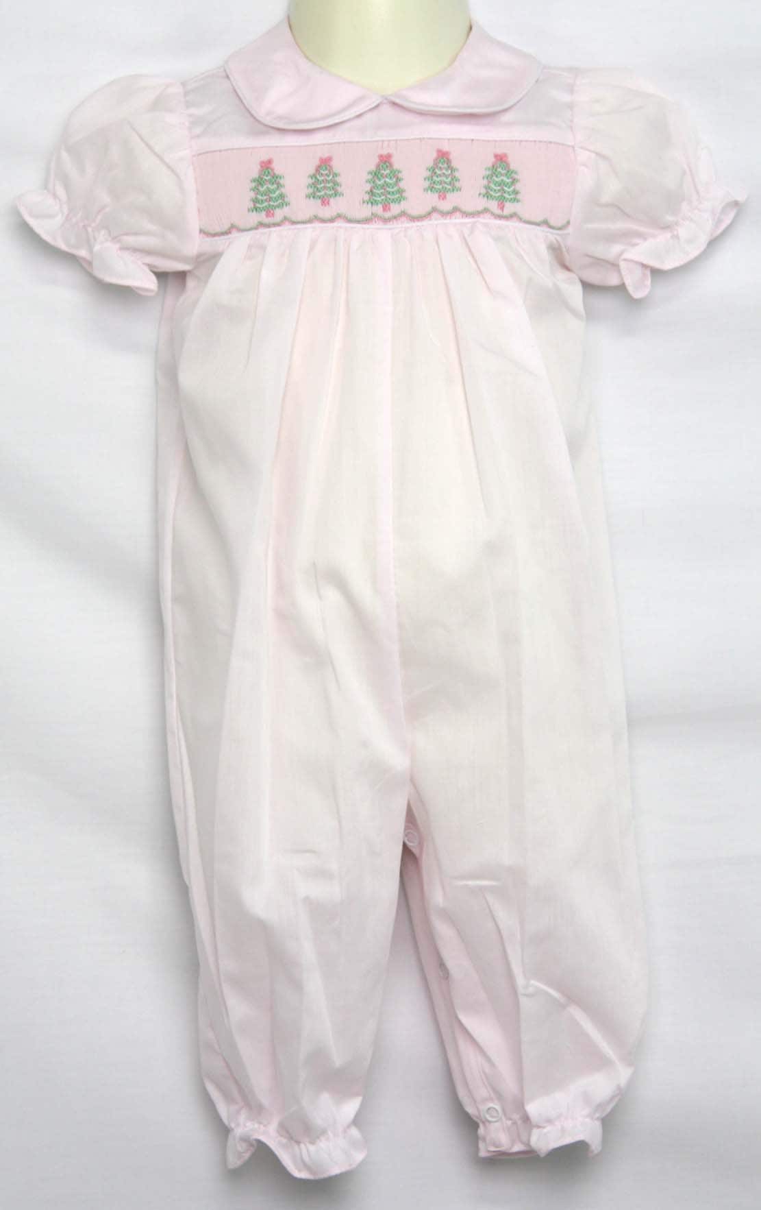 Gesmoktes Weihnachtsoutfit, Baby Mädchen Gesmokte Weihnachten, Babykleidung, Zuli Kids 412824-Dd211 von ZuliKids