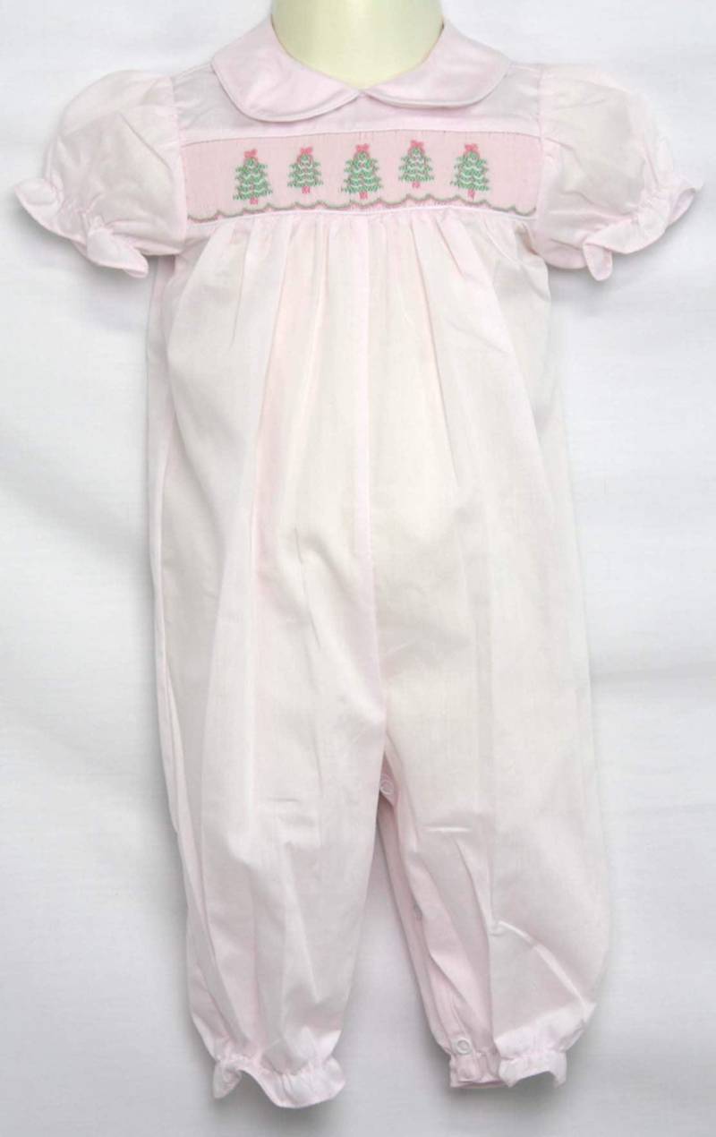 Gesmoktes Weihnachtsoutfit, Baby Mädchen Gesmokte Weihnachten, Babykleidung, Zuli Kids 412824-Dd211 von ZuliKids