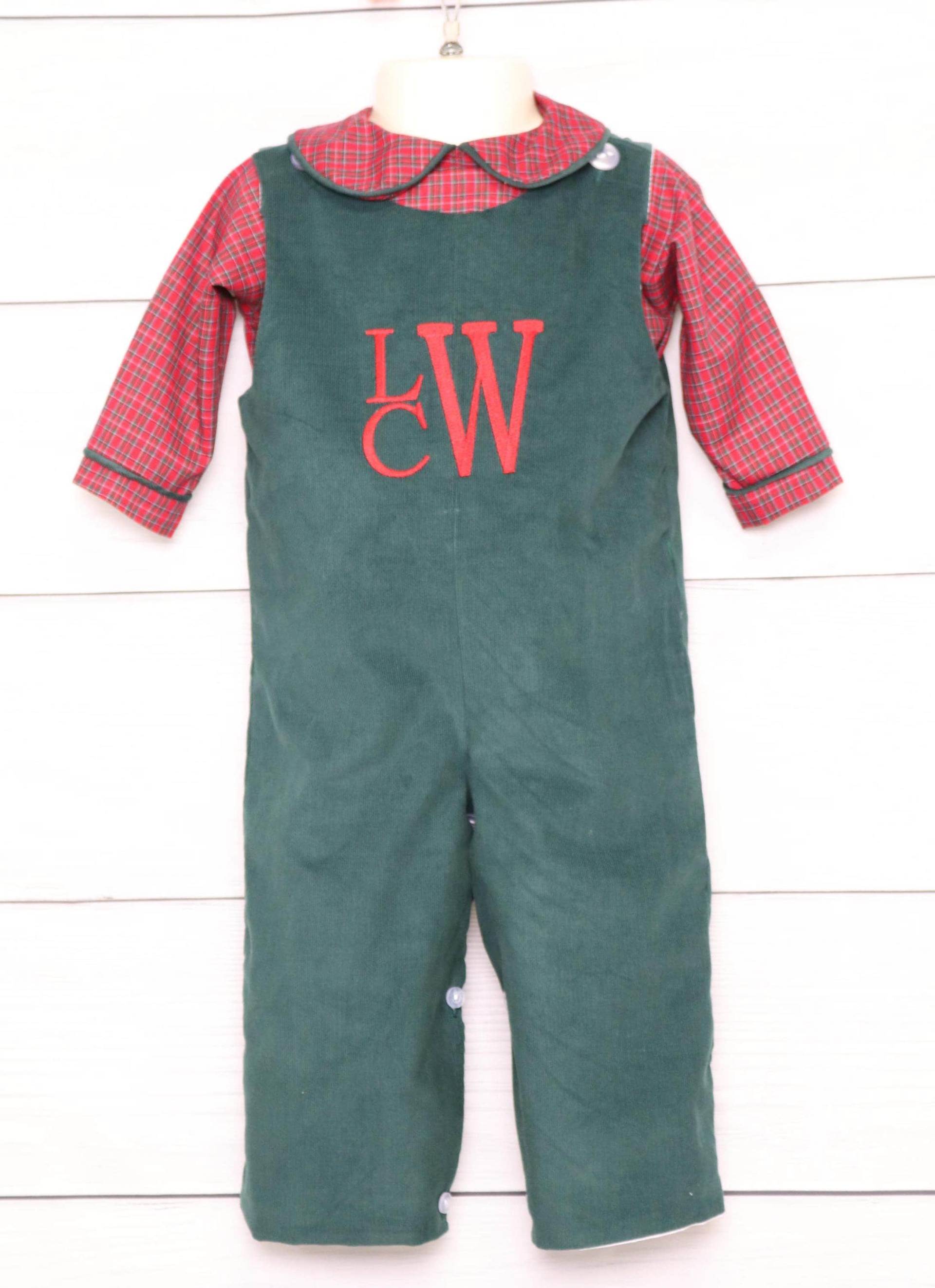 Kleinkind Jungen Weihnachtsoutfit, Baby Weihnachten Outfit, Weihnachtskleidung 293205 von ZuliKids