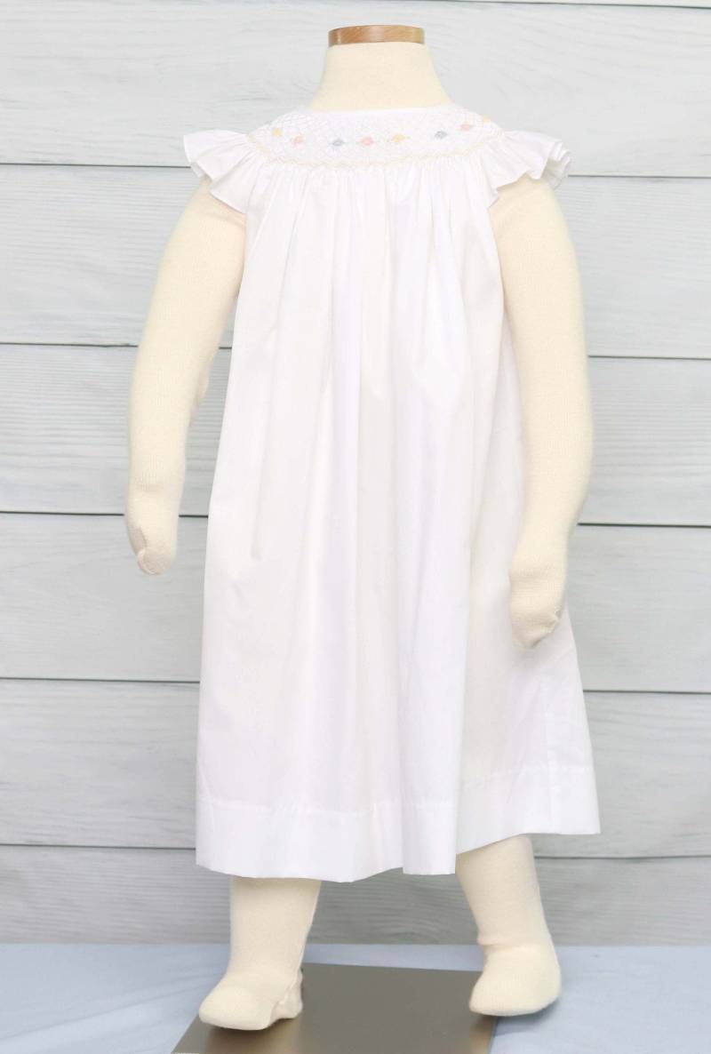 Mädchenkleidung, Gesmoktes Osterkleid, Neugeborenen Baby-Kleidung, Kleid Baby-Mädchen, Kleinkind-Mädchen-Kleider, Zuli Kinder Dd237 von ZuliKids