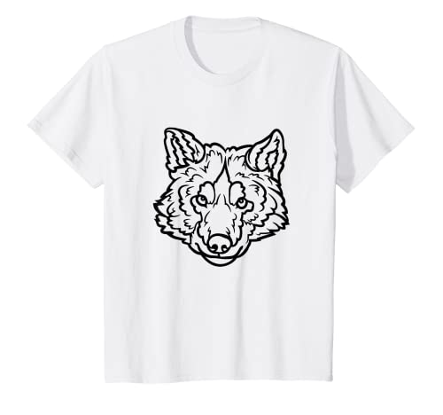 Kinder Wolf, Wolfskopf Ausmalen, Bemalen und Anmalen T-Shirt Kinder Wolf, Wolfskopf Ausmalen, Bemalen und Anmalen T-Shirt von Zum Ausmalen, Bemalen und Anmalen