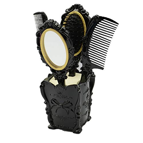 Zunedhys 4Pcs / Set HaarbüRsten Kamm Set Damen Haarpflege Massage HaarbüRste mit Wet/Dry Curly Styling Tool-Schwarz von Zunedhys