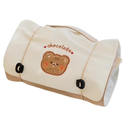 Aufrollbare Kosmetiktasche | 4 in 1 abnehmbare Reise-Kulturbeutel - Faltbare Reise-Kulturbeutel mit Griff für Damen, Bear, riferimento alla descrizione, Siehe Beschreibung von Zunetsutock