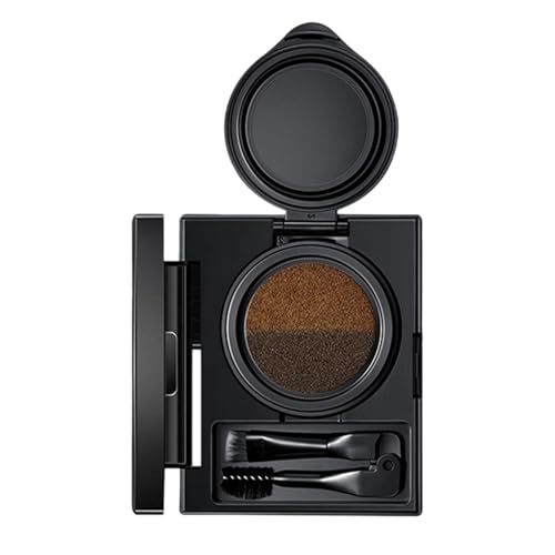 Augenbrauen-Pomade - Multifunktional für Eyeliner, Augenbrauencreme und Eyeliner mit, wasserdichtes Augenbrauenpulver mit doppelseitigem Pinsel für Frauen von Zunetsutock