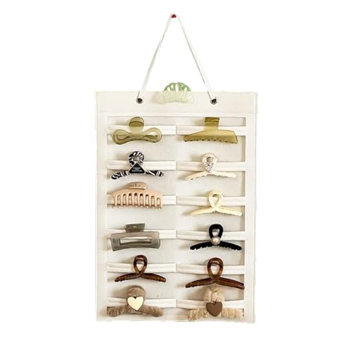 Haarclip Organizer - Filzhängelager, funktionaler Haushaltshalter, Platz sparende Wandmontage Display Rack | Organizer Accessoires für Frauen Girls Haarnadel Haarbänder Bögen Barrettes von Zunetsutock