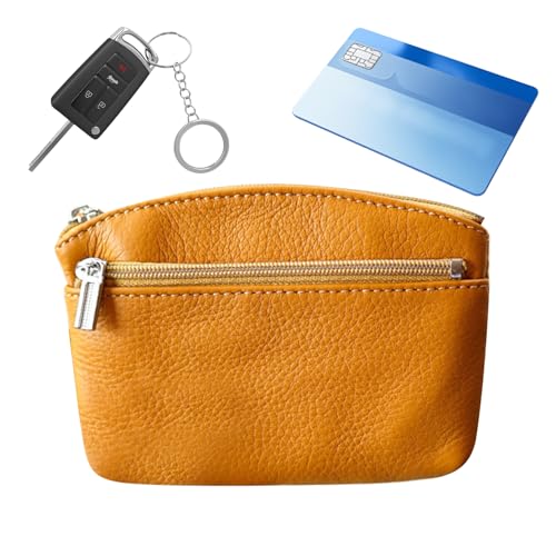 Kleine Münze Geldbörse - Mini Zip Münze Geldbörse mit mehreren Fächern, tragbare kleine Brieftasche für und Karten | Modische und praktische Zubehör für den Alltag, Reisen und schnelle Fälle Bequeme von Zunetsutock