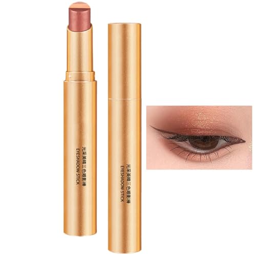 Lidschattenstift Creme - Verschwommenes Okular Wasserdicht 3 Farben 3 Farben Schimmer Lidschatten Sticks | Glitzer Lidschatten Lidschatten für Frauen Männer Erwachsene Zuhause Büro von Zunetsutock