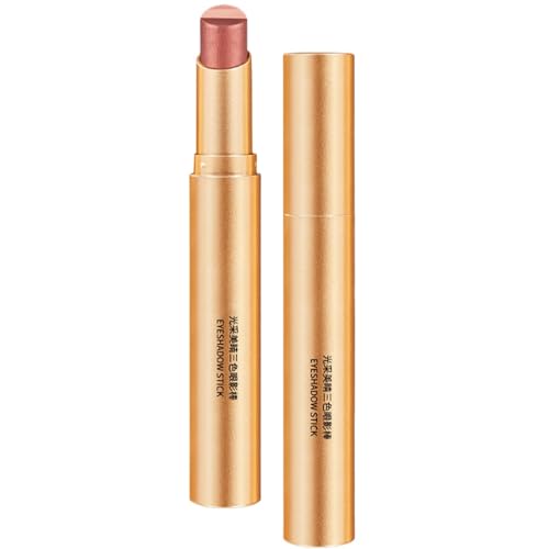 Lidschattenstift Creme - Verschwommenes Okular Wasserdicht 3 Farben 3 Farben Schimmer Lidschatten Sticks | Glitzer Lidschatten Lidschatten für Frauen Männer Erwachsene Zuhause Büro von Zunetsutock