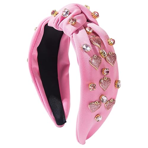 Zunetsutock Knoten-Stirnband mit Strasssteinen, San Haarbänder für Damen – breite Haarbänder für Damen | Modische Haarbänder für Mädchen, San Haarschmuck für Partys von Zunetsutock