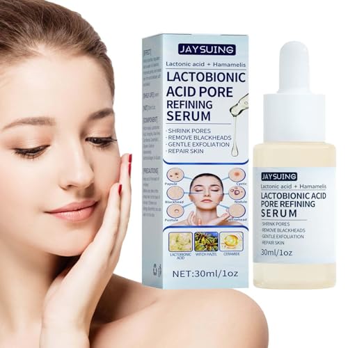 Zunetsutock Porenverfeinerung 'Lactobionsäure | Nährende Lactobionsäure Raffination - 30 ml Face Intensive spendet Feuchtigkeit und glättet die Haut Pori Fine Sofort-Perfektion für Frauen von Zunetsutock
