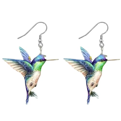 Zuntsutock Anhänger Ohrringe - Colibri Ohrringe, Vogel Ohrringe Vögel | Lustige und niedliche Kolibris hängen 2d Acryl früher, se beskrivning, Acryl und Metall Zuntsutock Anhänger Ohrringe - Colibri Ohrringe, Vogel Ohrringe Vögel | Lustige und niedliche Kolibris hängen 2d Acryl früher, se beskrivning, Acryl und Metall von Zunetsutock