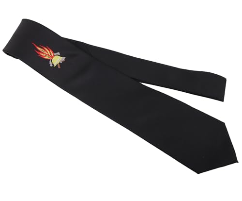 Zunftbedarfde Krawatte Feuerwehr modern schwarz von Zunftbedarfde