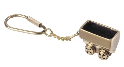 Zunftbedarfde Schlüsselanhänger Lore Förderwagen Hunt Messing Bergbau von Zunftbedarfde