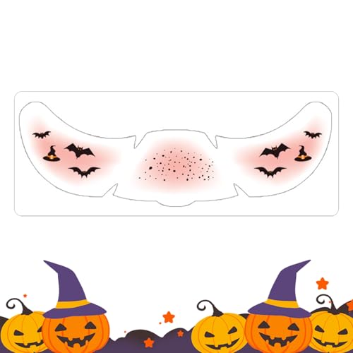 Augen Sticker Halloween – Abziehbar Wasserfest Hautfreundlich, Gesicht Aufkleber Für Fasching | Kostümparty Zubehör, Gesichtstattoo, Horror Make-up Für Maskerade Kinderfest Nachtveranstaltung von Zunishaone