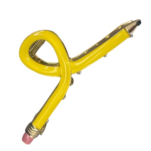 Bleistifthaarclip-Kompakte Reise-Haarclip, Leichte Haarnadel Für Handtaschen, Schicke Haarclip Für Teenager Girls, Lustige Design-Haarnadel Für Kinder Für Das Tägliche Styling Und Back-to-School-Kostü von Zunishaone