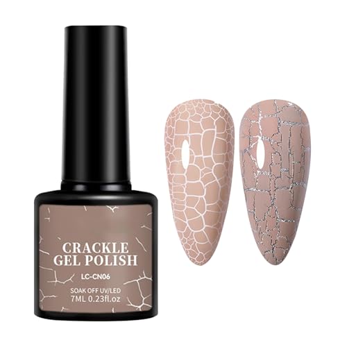 Cool Crack Nagellack - Frauen Fingernagel Accessoire Farbe, Schönheit Emaille | Trendy Shine Finish, 7ml Nageldekoration Für Die Verbesserung Des Looks Während Der Dates Feierlichkeiten Events Pr von Zunishaone