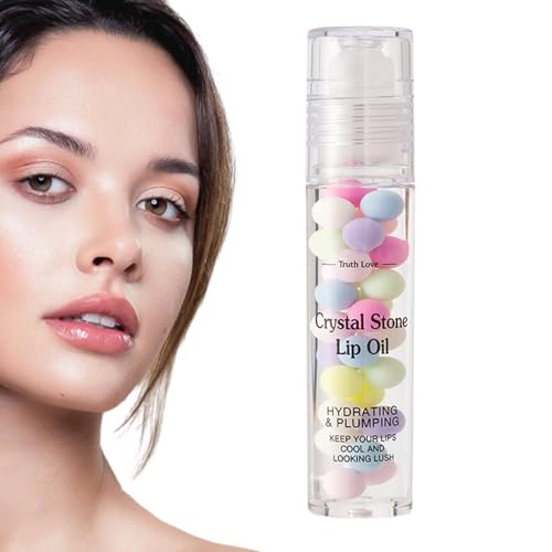 Roll -on Oil Lip - Feuchtigkeitsspendendes und abstoßendes Pflegeöl | Dachloser Gloss, süße und sublimierte Lippen | Öl-Nahrstoff für Frauen und Mädchen, einfach anzuwenden, kompaktes Format von Zunishaone