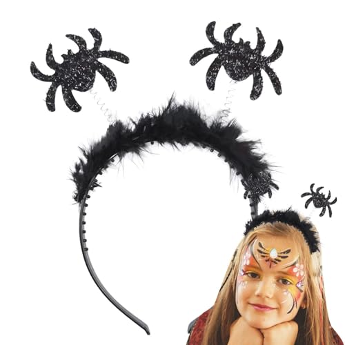 Stirnbänder Spinnen - Kostümmädchen Frauen, Halloween Spider Stirnband | Weit Verbreitete Elastische Spinnenhaarreihe, Elastisches Spiderr -Kostüm, Hallowen Stirnbänder Für Mädchen Frauen, Teufelshorn Stirnbänder Spinnen - Kostümmädchen Frauen, Halloween Spider Stirnband | Weit Verbreitete Elastische Spinnenhaarreihe, Elastisches Spiderr -Kostüm, Hallowen Stirnbänder Für Mädchen Frauen, Teufelshorn von Zunishaone
