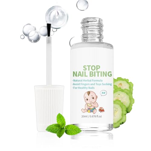 Suching Chump Zerstörung – 20 ml ungiftiger Nagelpfleger, sichere Flüssigkeit für das Kind | 3,8 x 3,03 cm (1,14 x 1,14 x 3,03 Zoll) Präventionsmittel, einfache Anwendung, Formel zum Schutz der Finger von Zunishaone