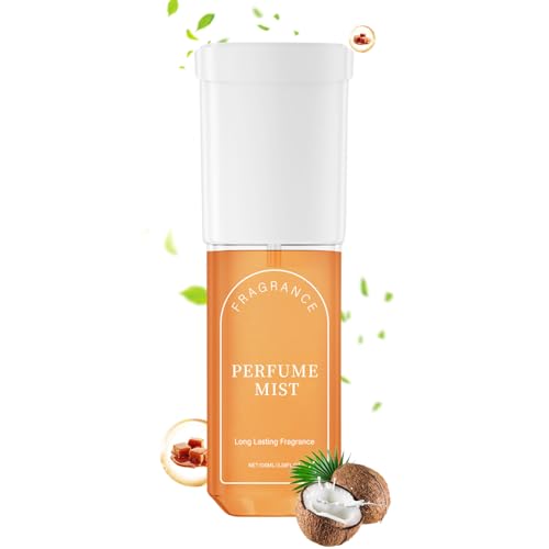 Süßer Duftkörperspray - Karamellduft Nebel, langlebiger Körper Spritzer | Erfrischende duftende Spray -sanfte Formel, Unisex -Körperparfüm für Frauen, die Männer zu Hause Reisebotten nach der Duschen von Zunishaone