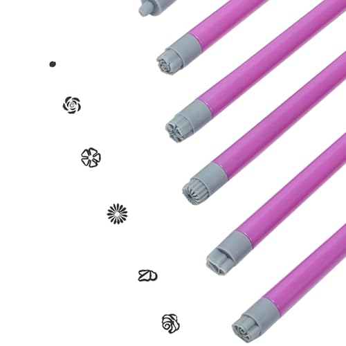 Werkzeugkunstwerkzeuge Für Handwerkskunst - Stempelmuster Design -Kit, Blumenpunktstift | Easy Decoration Stamper Essentials Kreatives Set, -Nagel -Styling -Ausrüstung Für Frauen Mädchen Anfänger von Zunishaone