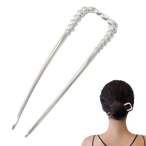 Zunishaone Gedrehte Haarnadeln, französische Haarnadel – Haarspangen für Frauen in U-Form | Elegante Haargabeln, Haar-Accessoires für Mädchen fürs Leben von Zunishaone