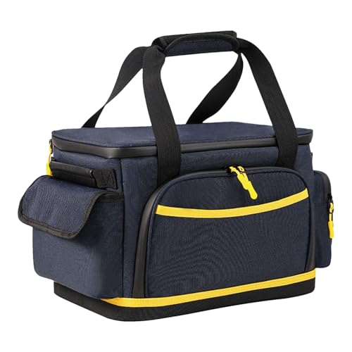 Zunishaone Kraftwerkstasche, Kraftwerkskoffer | Reißverschluss Ladekabelbeutel - Organizer mit Mehreren Taschen Accessoires, Antistatic Container Bud für Camping von Zunishaone