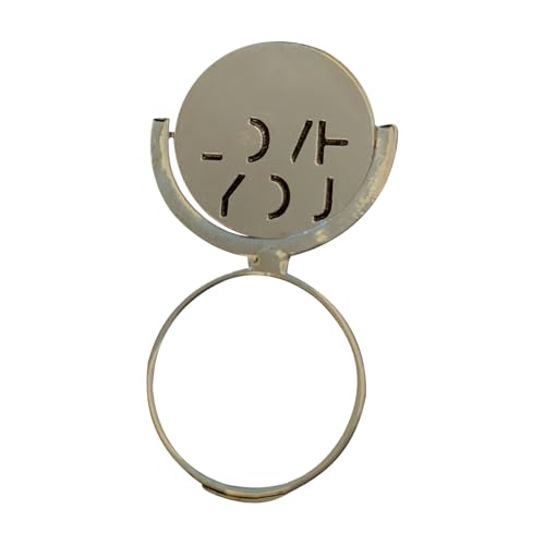 Zunishaone Liebe der Worte Ring 'Liebe kreativ - Fipping Couple Ring - Feine Hochzeit Fingerschmuck für sie, mit St. für sie von Zunishaone
